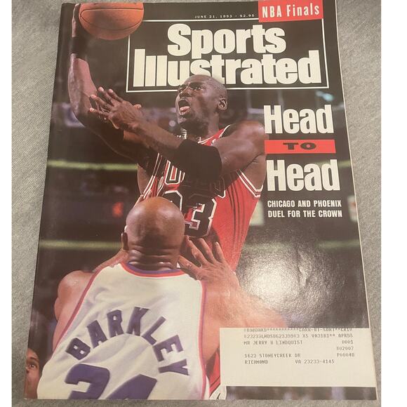 4 Sports Illustrated Michael Jordan  June 7, 21,28 & Oct. 18,1993 - Picture 4 of 5